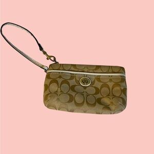 COACH Signature Collection Wristlet